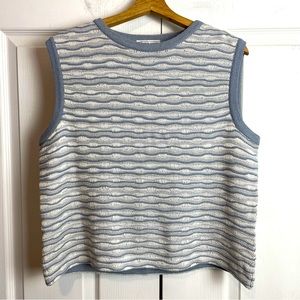 ST. JOHN Metallic Knit Top
